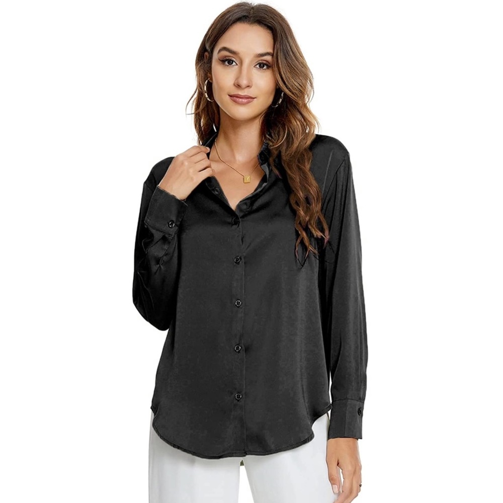 Silk button down - Picture 2 of 2